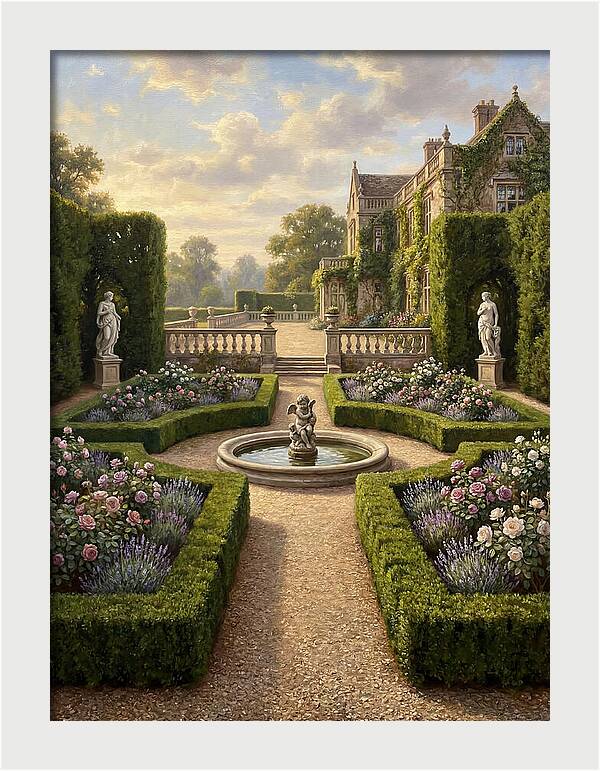 Tranquil Elegance Of The Garden