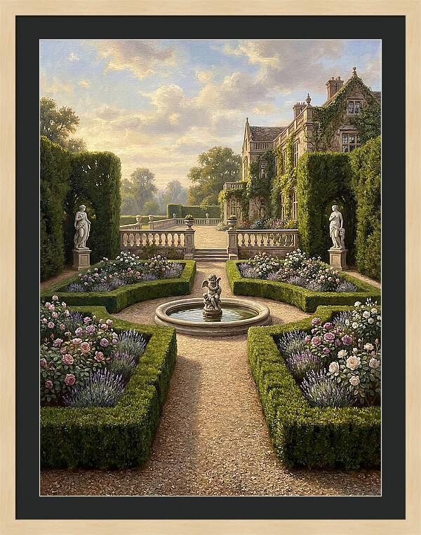 Tranquil Elegance Of The Garden