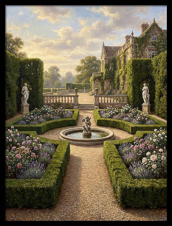 Tranquil Elegance Of The Garden