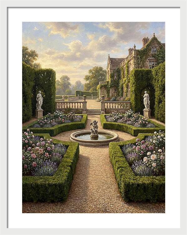 Tranquil Elegance Of The Garden