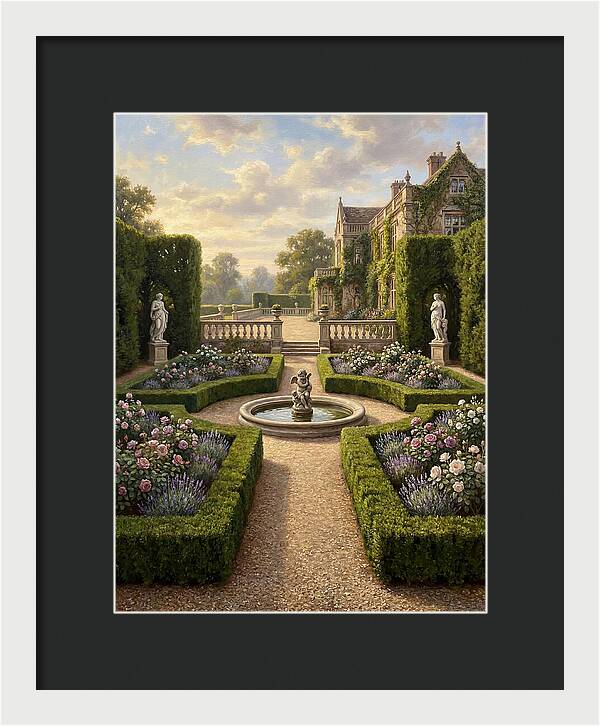 Tranquil Elegance Of The Garden