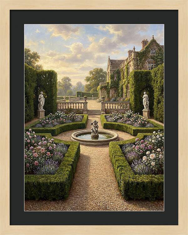 Tranquil Elegance Of The Garden