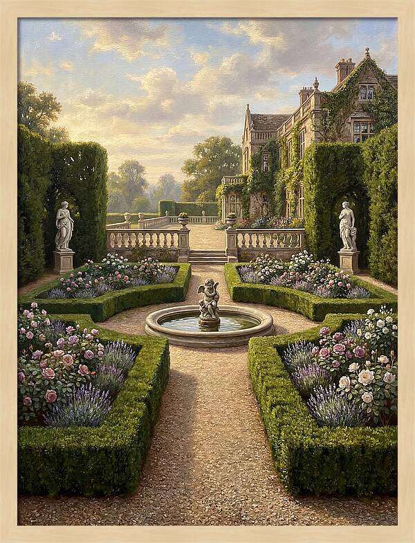 Tranquil Elegance Of The Garden