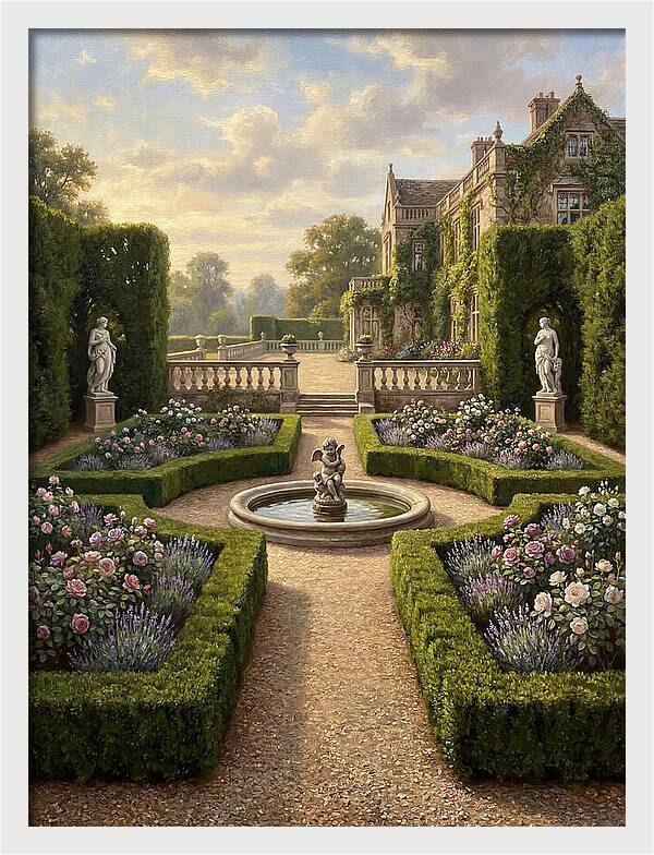 Tranquil Elegance Of The Garden