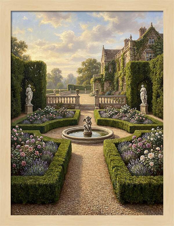 Tranquil Elegance Of The Garden