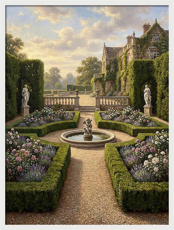 Tranquil Elegance Of The Garden