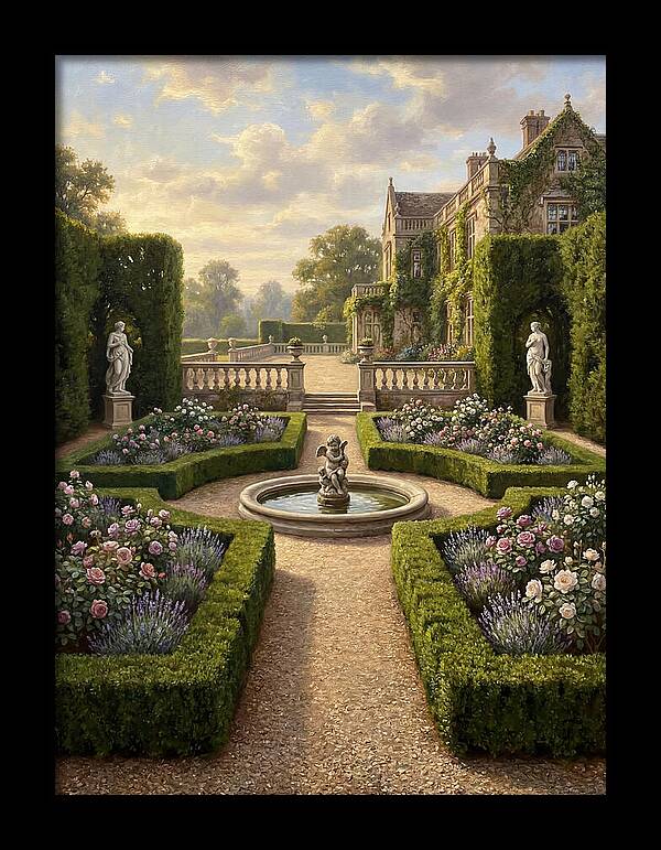 Tranquil Elegance Of The Garden