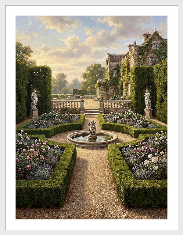 Tranquil Elegance Of The Garden