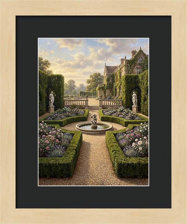 Tranquil Elegance Of The Garden