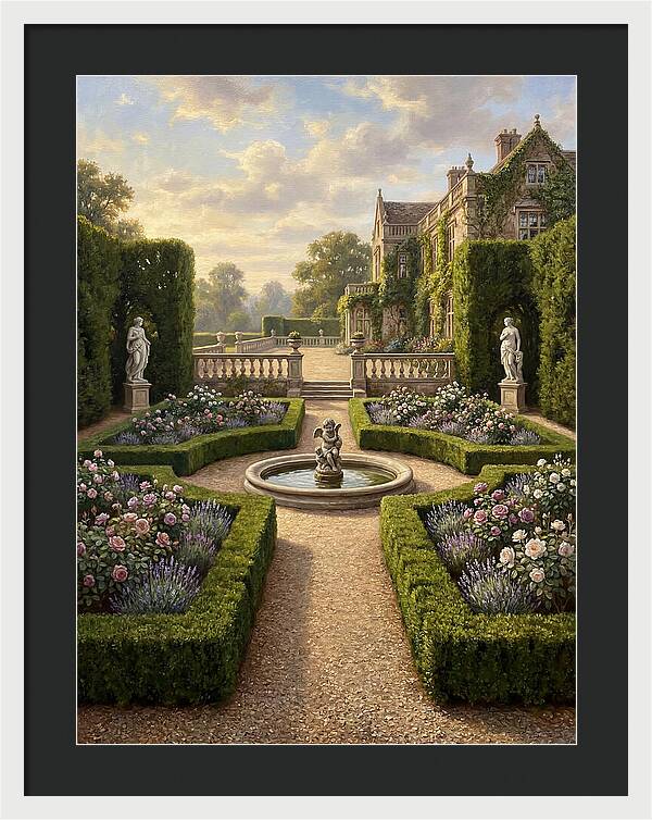 Tranquil Elegance Of The Garden