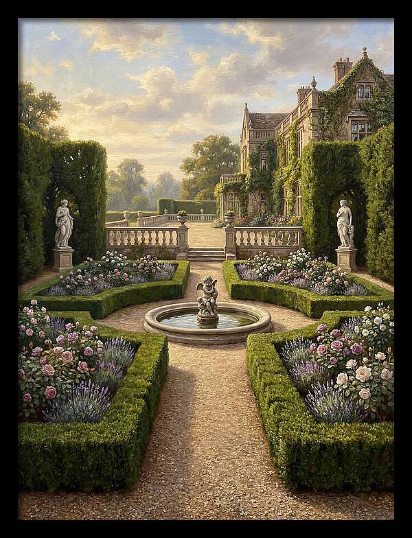 Tranquil Elegance Of The Garden