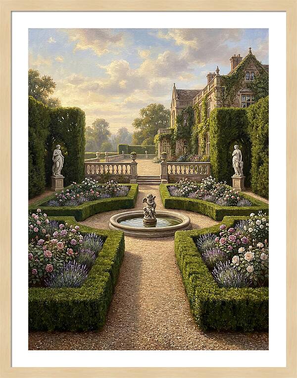 Tranquil Elegance Of The Garden