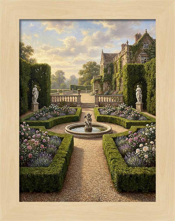 Tranquil Elegance Of The Garden