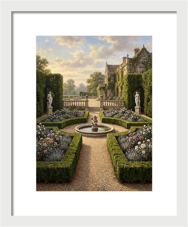 Tranquil Elegance Of The Garden