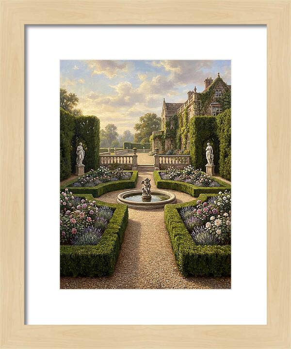 Tranquil Elegance Of The Garden