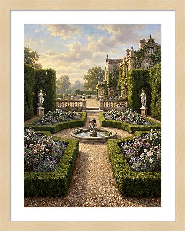Tranquil Elegance Of The Garden