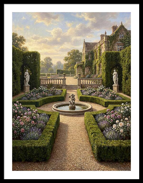 Tranquil Elegance Of The Garden