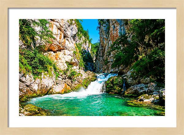 Tranquil Escape At Vintgar Gorge