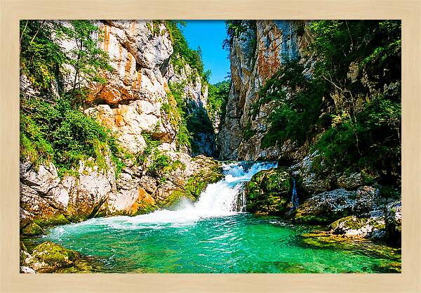 Tranquil Escape At Vintgar Gorge