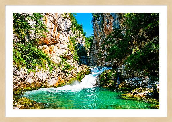Tranquil Escape At Vintgar Gorge