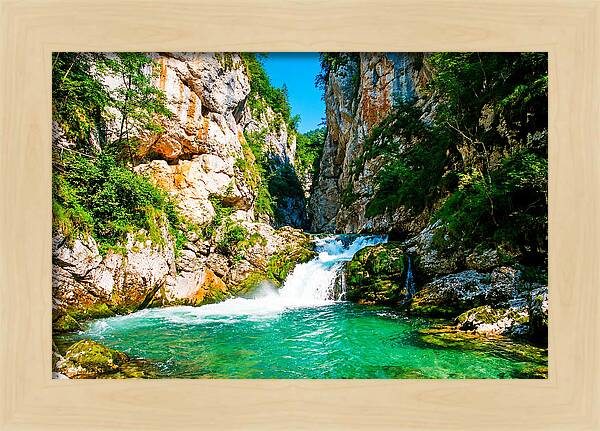 Tranquil Escape At Vintgar Gorge