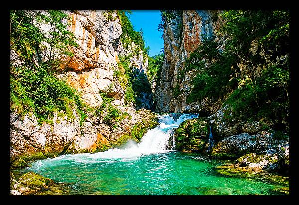 Tranquil Escape At Vintgar Gorge