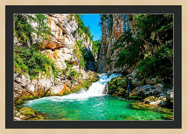 Tranquil Escape At Vintgar Gorge