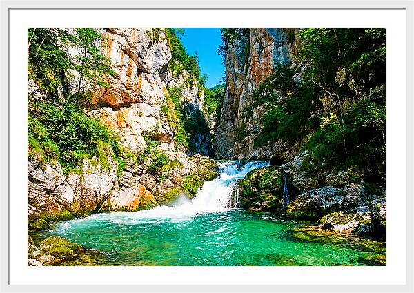 Tranquil Escape At Vintgar Gorge