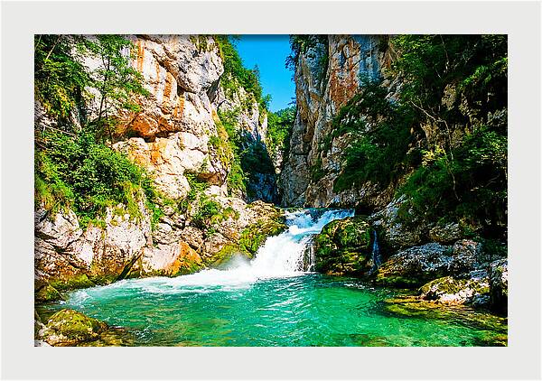 Tranquil Escape At Vintgar Gorge