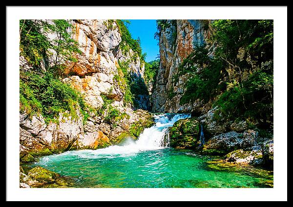 Tranquil Escape At Vintgar Gorge