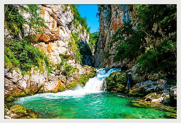 Tranquil Escape At Vintgar Gorge