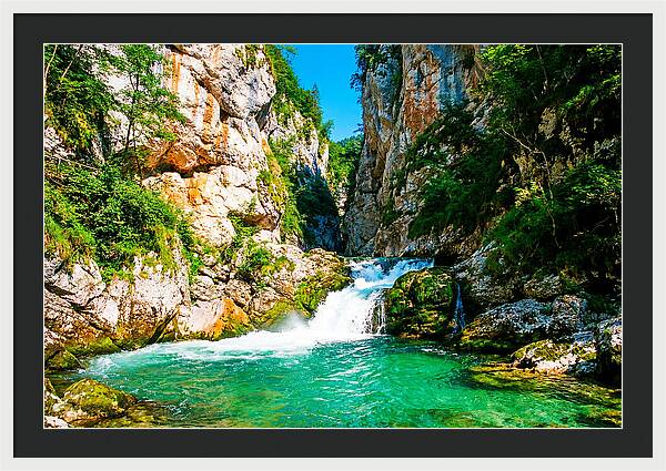 Tranquil Escape At Vintgar Gorge