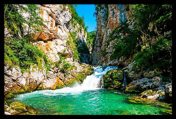 Tranquil Escape At Vintgar Gorge