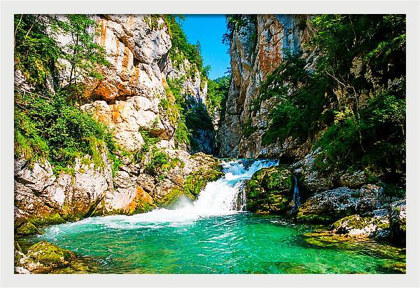 Tranquil Escape At Vintgar Gorge