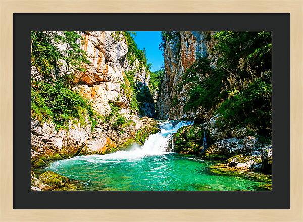 Tranquil Escape At Vintgar Gorge