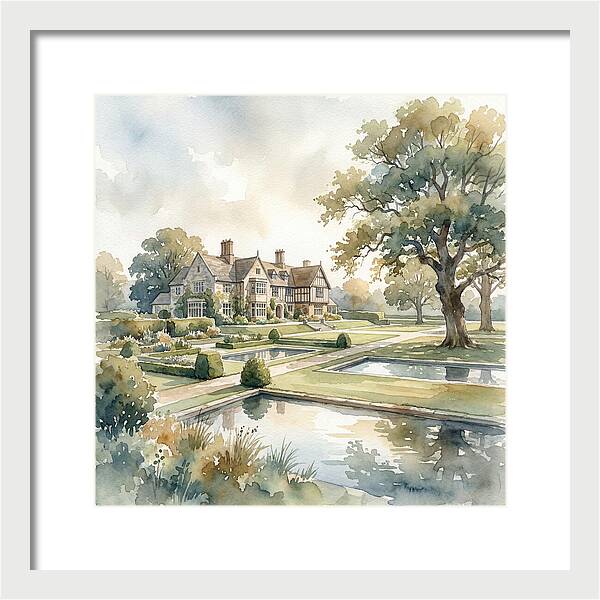 Tranquil Estate Landscape