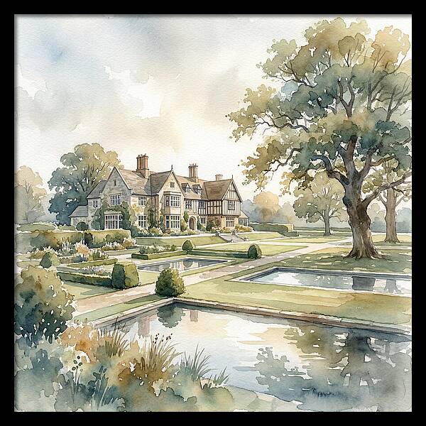 Tranquil Estate Landscape