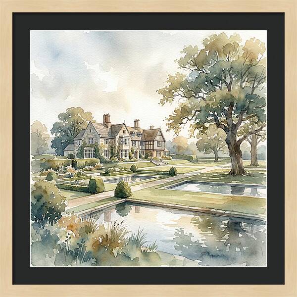 Tranquil Estate Landscape