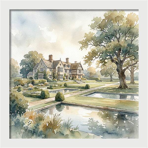 Tranquil Estate Landscape