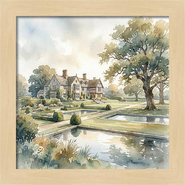 Tranquil Estate Landscape