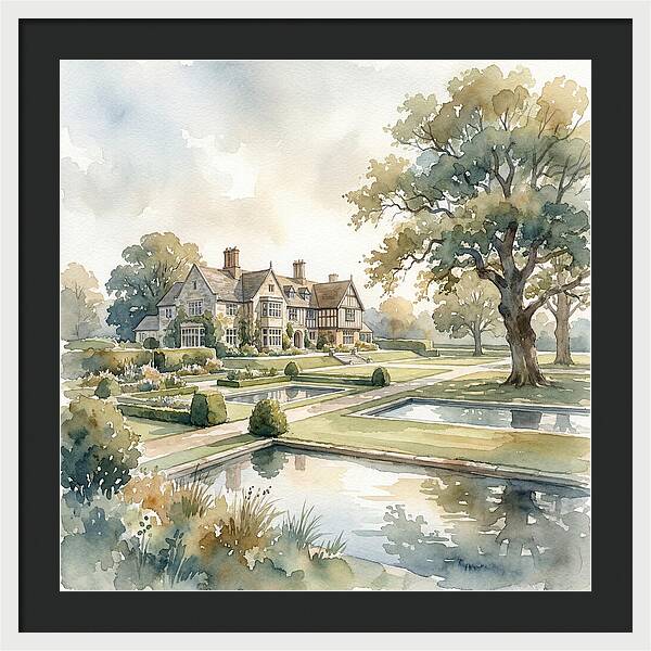 Tranquil Estate Landscape