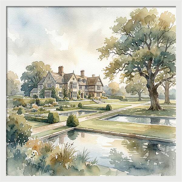 Tranquil Estate Landscape