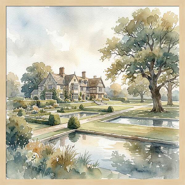 Tranquil Estate Landscape