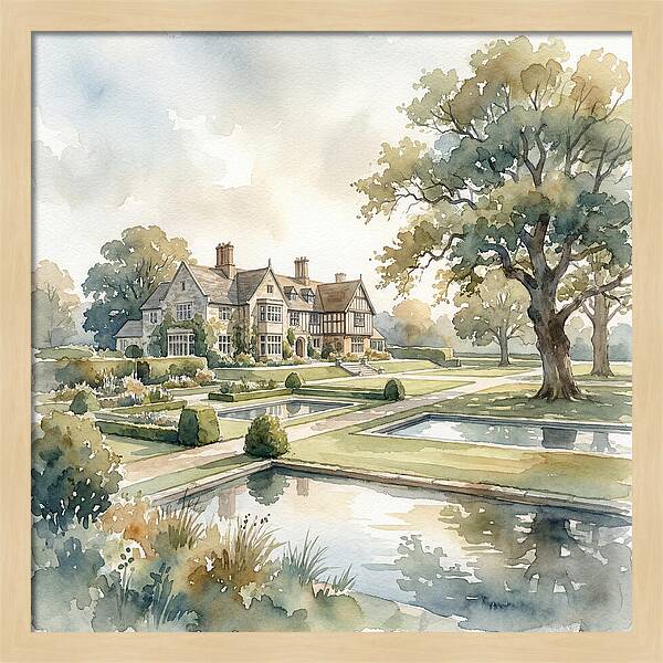 Tranquil Estate Landscape