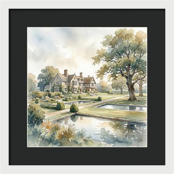 Tranquil Estate Landscape