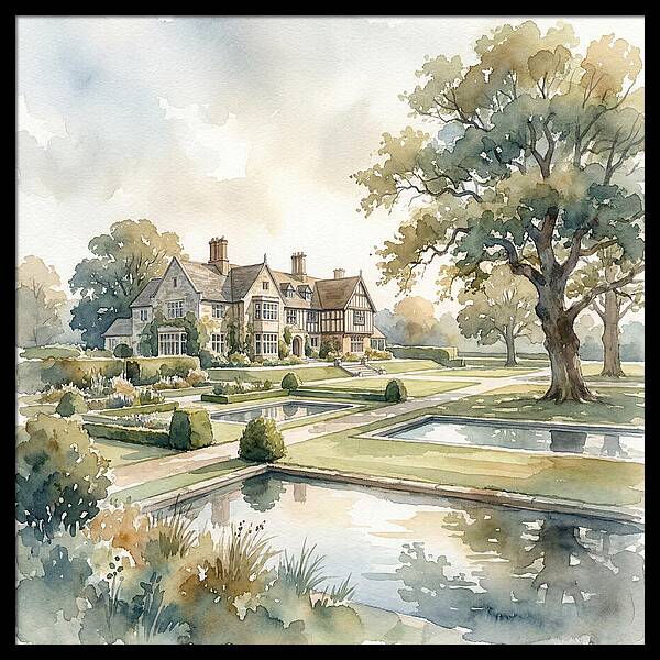 Tranquil Estate Landscape