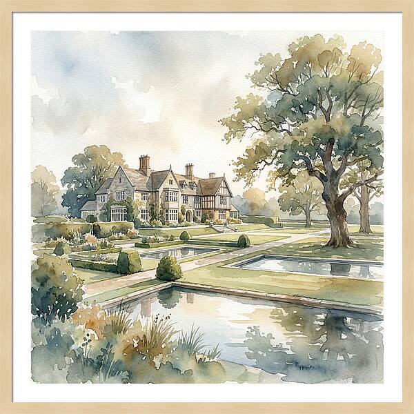 Tranquil Estate Landscape