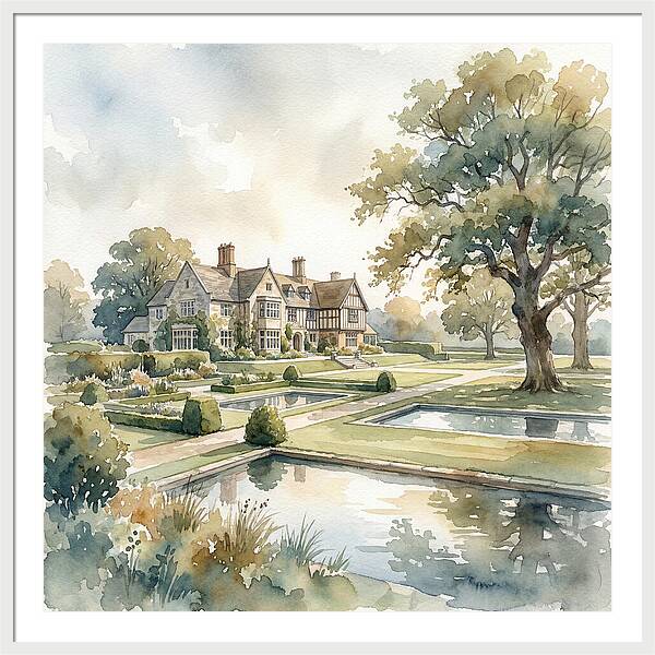 Tranquil Estate Landscape