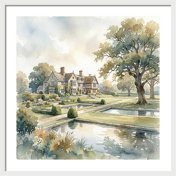 Tranquil Estate Landscape