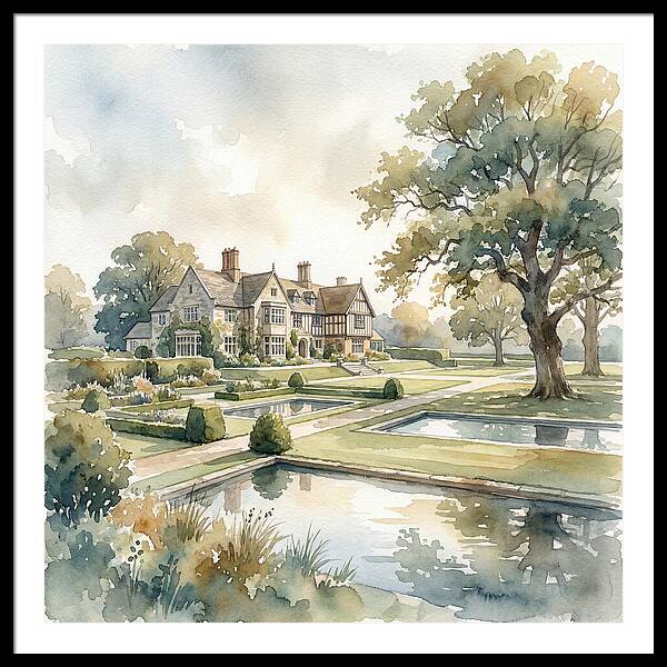 Tranquil Estate Landscape